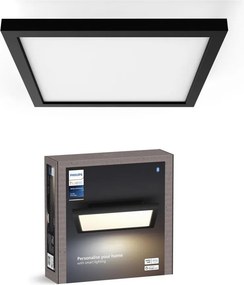 Philips - stmievateľné stropné svietidlo Hue AURELLE LED/19W/230V 30x30 cm čierne