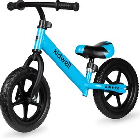 Balančný bicykel Kidwell REBEL Blue pre deti 3–4 roky, modrý 12" EVA kolesá