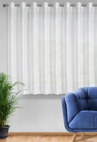 ZÁCLONA NA KRÚŽKOCH SIBEL 300X160 CM BIELA