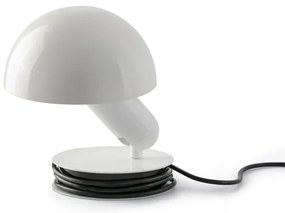 FARO 56101 - Stolná lampa s klipom 2v1 BELA 1xE27/15W/230V biela