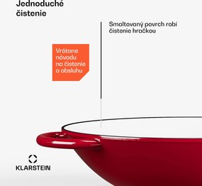 Wok Klarstein Jersey - červený