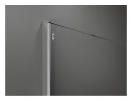 Mexen Kioto, sprchová zástena 90 x 200 cm, 8mm sklo s rebrovým vzorom, chrómový profil, 800-090-101-01-09