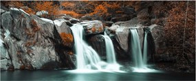 Obraz - Vodopády (120x50 cm)