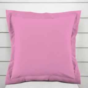 Biante Bavlnená obliečka na vankúš s lemom Moni MO-068 Sýto ružová 30 x 50 cm