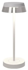 Redo 90306 - LED Stmievateľná stolná lampa ILUNA LED/2,5W/5V 3000 mAh IP65 biela
