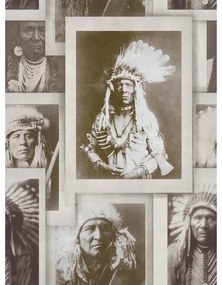 MINDTHEGAP Indian Chiefs Sepia - tapeta