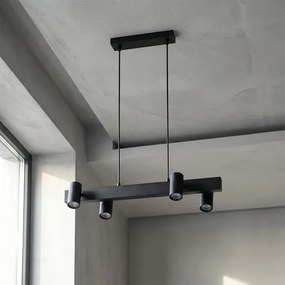 Brilagi - Luster na lanku SELE 4xGU10/30W/230V čierna