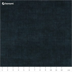 Tmavomodrá čalúnená dvojlôžková posteľ s úložným priestorom s roštom 180x200 cm Jade – Bobochic Paris