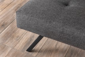 Rozkládací třímístná pohovka Zola 180 cm šedá