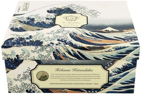 Porcelánová šálka s podšálkou Hokusai The Great Wave 250 ml sada 2ks