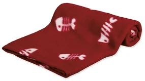 Červená fleecová deka pre mačku 100x70 cm Trixie Barney – Plaček Pet Products