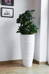 Umelá rastlina v kvetináči MONSTERA, plast, výška 85 cm, zelená