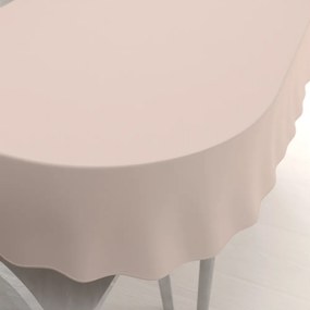 Biante Dekoračný oválny obrus Rongo RG-089 Svetlo béžový 120x160 cm