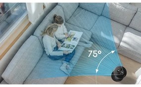 Aigostar - Stĺpový ventilátor 45W/230V čierna