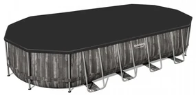 Marimex | Bazén Florida SWING 6,10x3,66x1,22m s kartušovou filtráciou a príslušenstvom - motív Tmavé drevo | 10340311