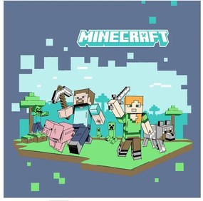 Detské obliečky Minecraft Hor sa do Boja 140x200/70x90 cm