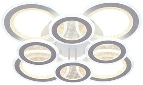 LED Stmievateľný prisadený luster LED/200W/230V 3000-6500K + diaľkové ovládanie
