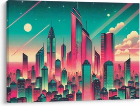 Obraz – Veľkomesto v pop-art štýle (70x50 cm)