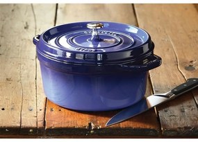 Staub Hrniec STAUB okrúhly 24 cm modrý 3,8l