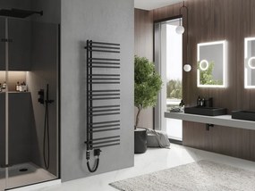 Mexen Neptun, elektrické vykurovacie teleso 1400 x 500 mm, 600 W, čierna, W101-1400-500-2600-70