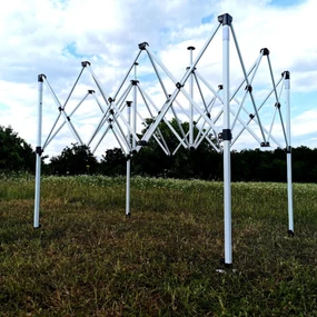 BRIMO Párty stan 2x3m - s 3 stenami - Zelená 8