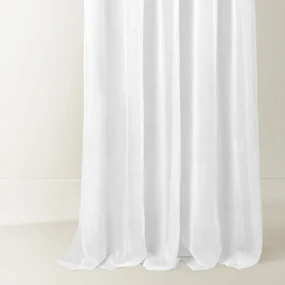 Goldea hladký voál - biely 300 cm