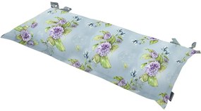 Podsedák na lavicu MADISON BLOSSOM, modrý - viac variantov Rozmer: 150 x 48 cm