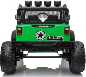 LEAN CARS Autobatéria Jeep JC666 Green