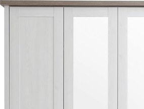 Šatníková skriňa Luca, 4-dverová