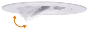 SOLIGHT LED podhľadové svetlo bodové, 5W, 400lm, 3000K, okrúhle, biele