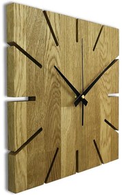 Nástenné hodiny z dubového dreva qartz I SENTOP FB-MAS008