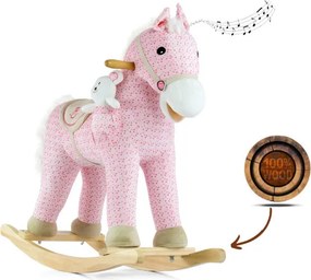 Hojdací koník Pony ružový