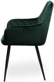 Kreslo HAVANA VELVET tmavozelené