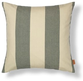 Ferm Living Vonkajšia obliečka na vankúš Strand Dark Lichen/Parchment 50 x 50 cm