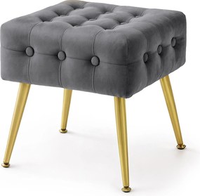 Taburet Quadra grafitový