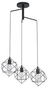 Eglo 43366 - Luster na lanku STRAITON 3xE27/60W/230V