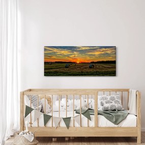 Obraz - Dedinské balíky (120x50 cm)