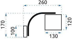 Toolight - Nástenná lampa 1xE27 APP512-1W, čierna, OSW-08558