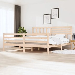 vidaXL Rám postele masívne drevo 200x200 cm