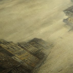 Obraz westernového mestečka (150x105 cm)