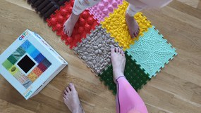 OrtoNature Masážne ortopedické podložky súprava 8 ks - Cesta ježka