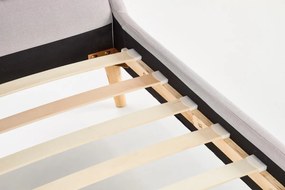 Čalúnená posteľ Elanda 160x200 dvojlôžko- svetlosivá