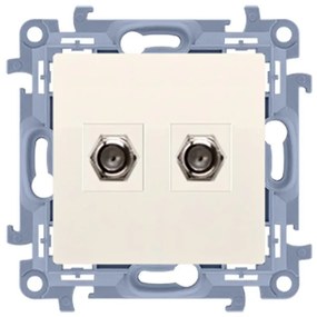 Dvojitá anténová zástrčka typu F KR CASF2.01/41