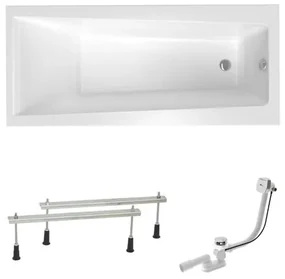 Obdĺžniková vaňa Laguna Idea Plus 170x75 cm akrylát ľavá aj pravá SIKOID1700APN