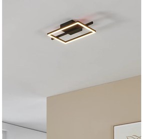 Eglo 901115 - LED Stmievateľné stropné svietidlo AMANDOLO LED/17W/230V čierna + DO EG901115