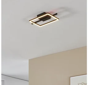 Eglo 901115 - LED Stmievateľné stropné svietidlo AMANDOLO LED/17W/230V čierna + DO EG901115