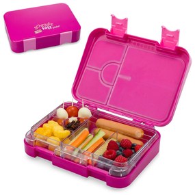 schmatzfatz junior Lunchbox, 6 priehradiek, 21,3 x 15 x 4,5 cm (Š x V x H)