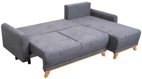 AKCIA Svetlosivá rohová sedacia súprava ORANGE, obojstranná II. akosť