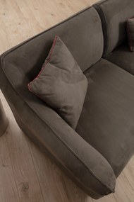 Mentis Corner elegantná trojmiestna pohovka Grey