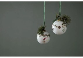 Porcelánová závesná vianočná ozdoba Kähler Design Hammershøi